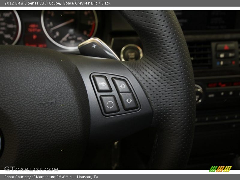 Space Grey Metallic / Black 2012 BMW 3 Series 335i Coupe