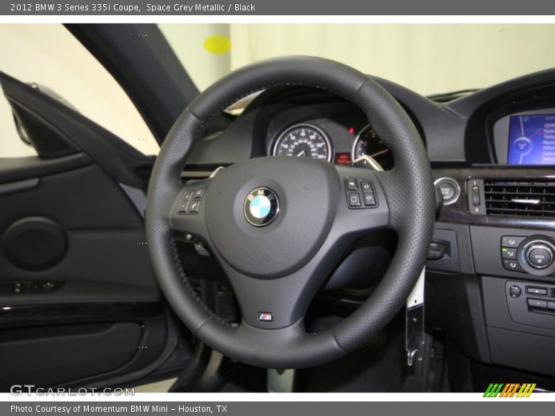 Space Grey Metallic / Black 2012 BMW 3 Series 335i Coupe