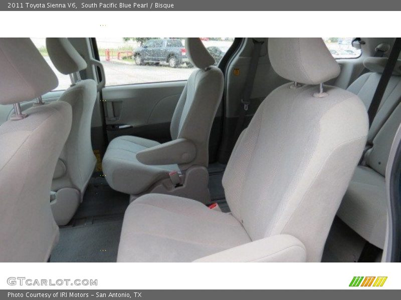 South Pacific Blue Pearl / Bisque 2011 Toyota Sienna V6