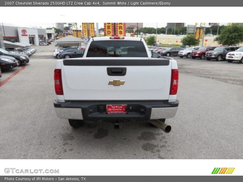 Summit White / Light Cashmere/Ebony 2007 Chevrolet Silverado 2500HD LTZ Crew Cab 4x4