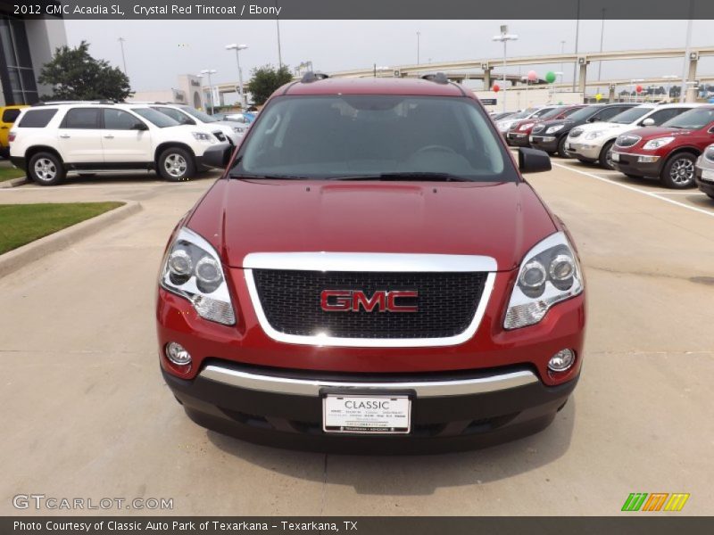 Crystal Red Tintcoat / Ebony 2012 GMC Acadia SL