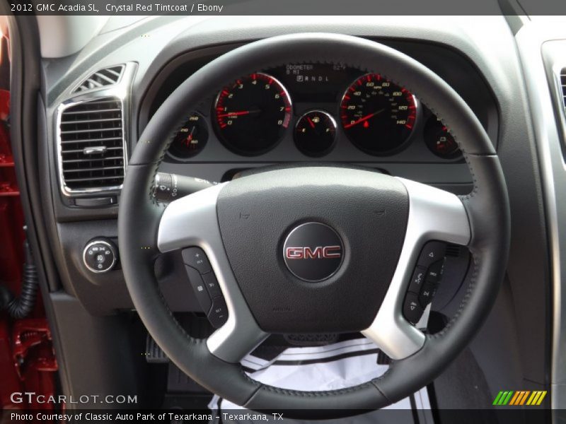 Crystal Red Tintcoat / Ebony 2012 GMC Acadia SL