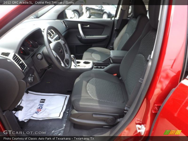 Crystal Red Tintcoat / Ebony 2012 GMC Acadia SL