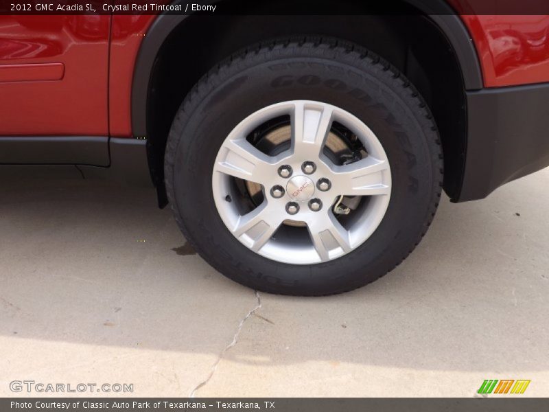 Crystal Red Tintcoat / Ebony 2012 GMC Acadia SL