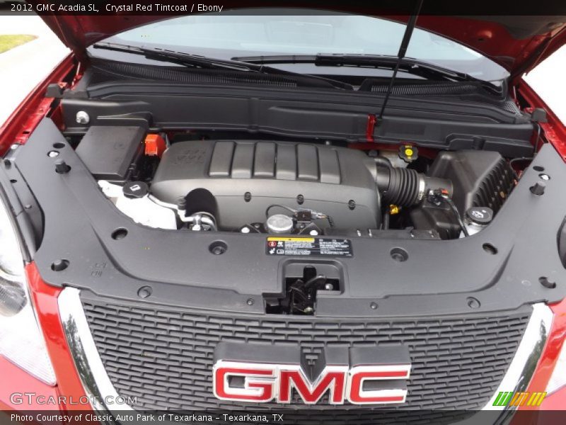 Crystal Red Tintcoat / Ebony 2012 GMC Acadia SL