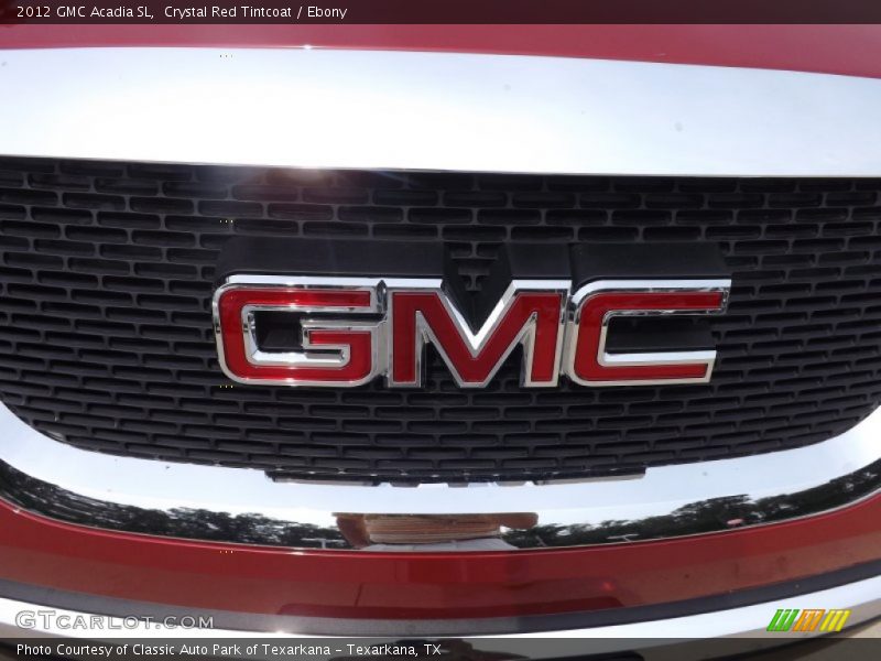 Crystal Red Tintcoat / Ebony 2012 GMC Acadia SL