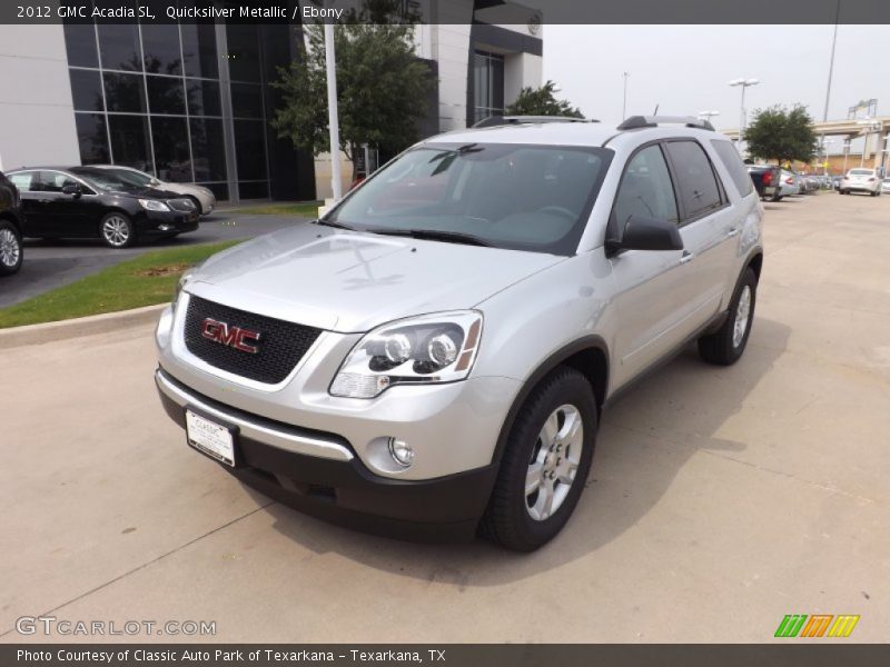Quicksilver Metallic / Ebony 2012 GMC Acadia SL