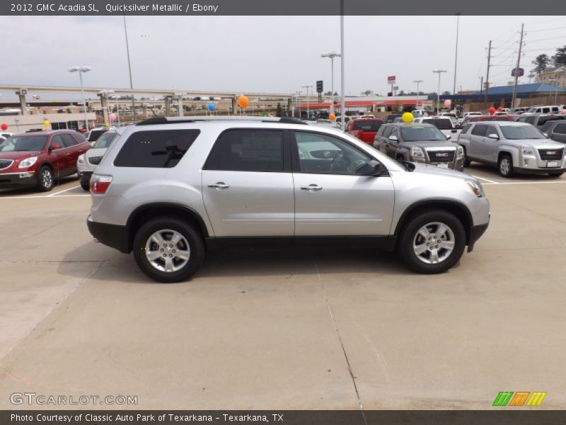 Quicksilver Metallic / Ebony 2012 GMC Acadia SL