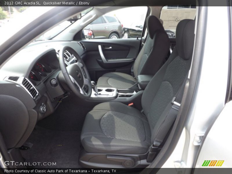 Quicksilver Metallic / Ebony 2012 GMC Acadia SL