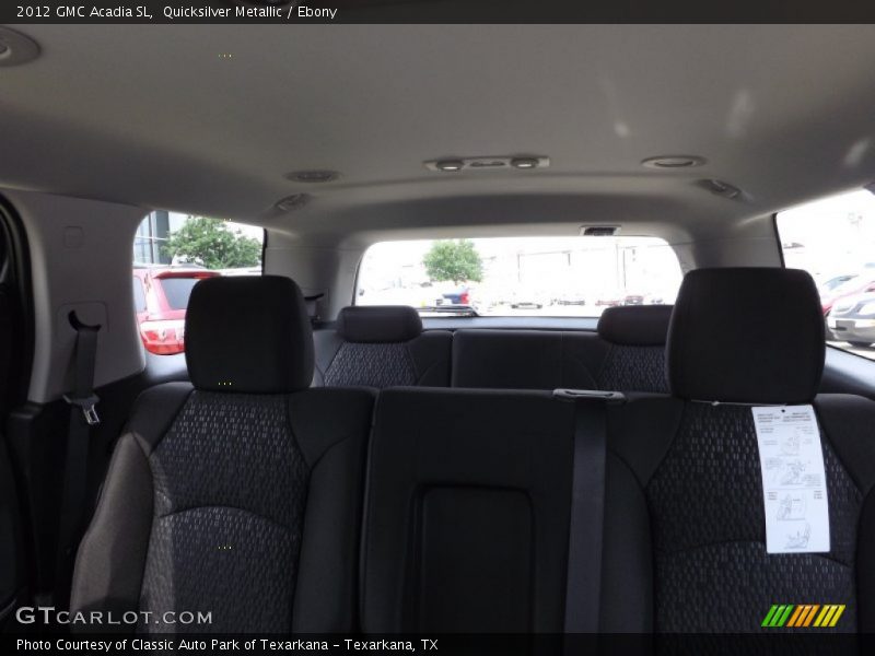 Quicksilver Metallic / Ebony 2012 GMC Acadia SL