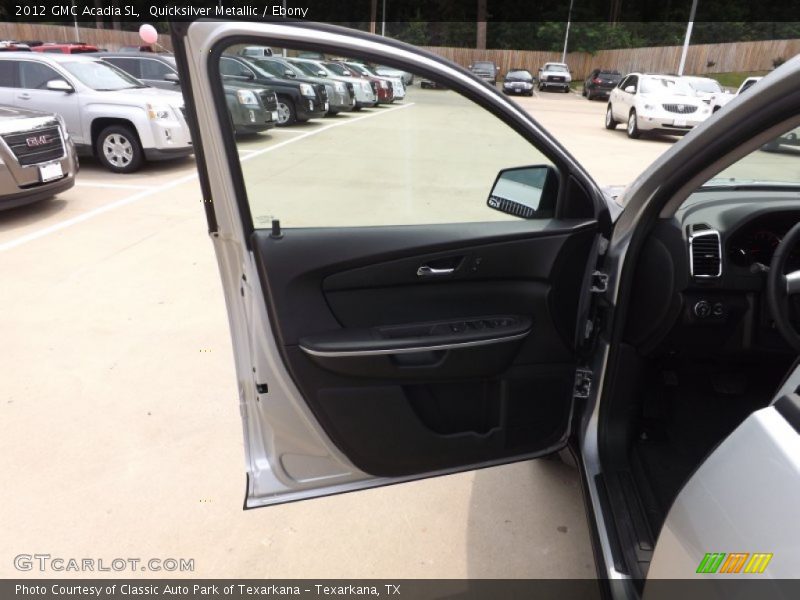 Quicksilver Metallic / Ebony 2012 GMC Acadia SL
