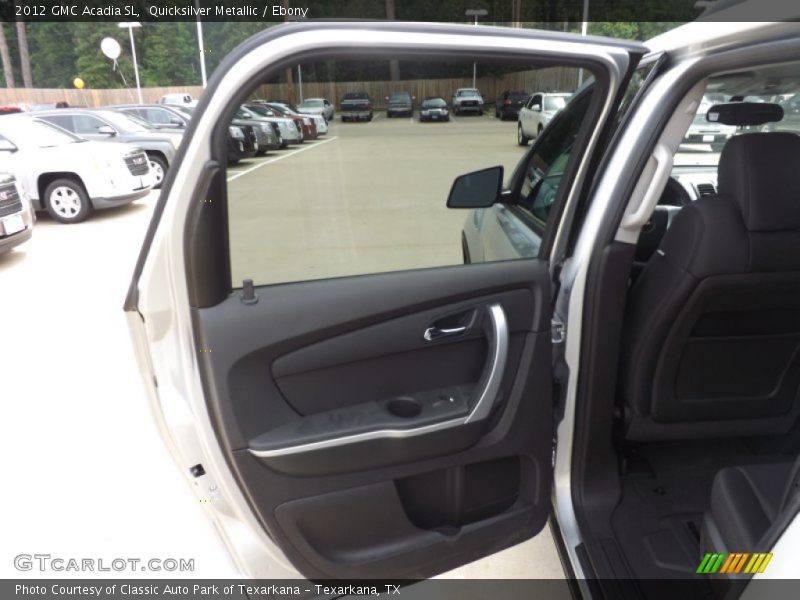 Quicksilver Metallic / Ebony 2012 GMC Acadia SL