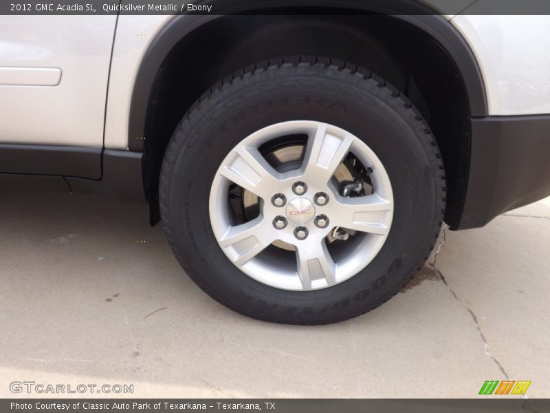 Quicksilver Metallic / Ebony 2012 GMC Acadia SL