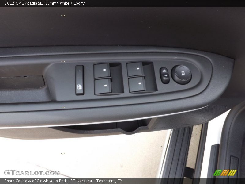 Summit White / Ebony 2012 GMC Acadia SL