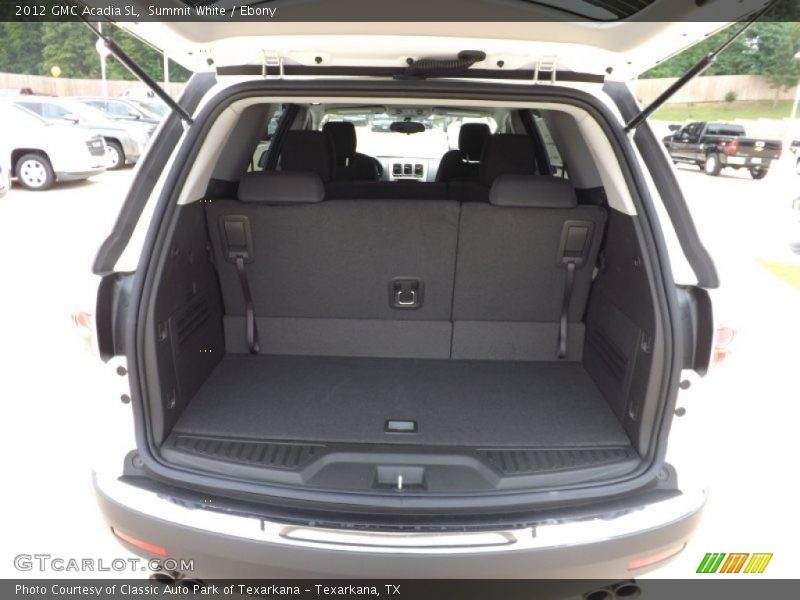 Summit White / Ebony 2012 GMC Acadia SL
