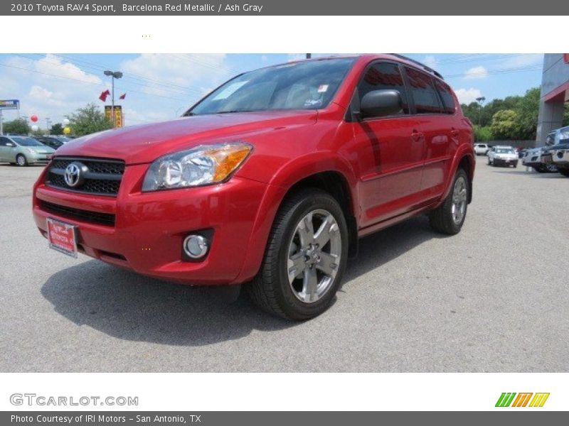 Barcelona Red Metallic / Ash Gray 2010 Toyota RAV4 Sport