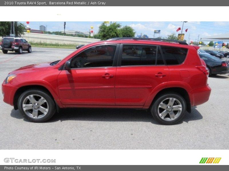Barcelona Red Metallic / Ash Gray 2010 Toyota RAV4 Sport