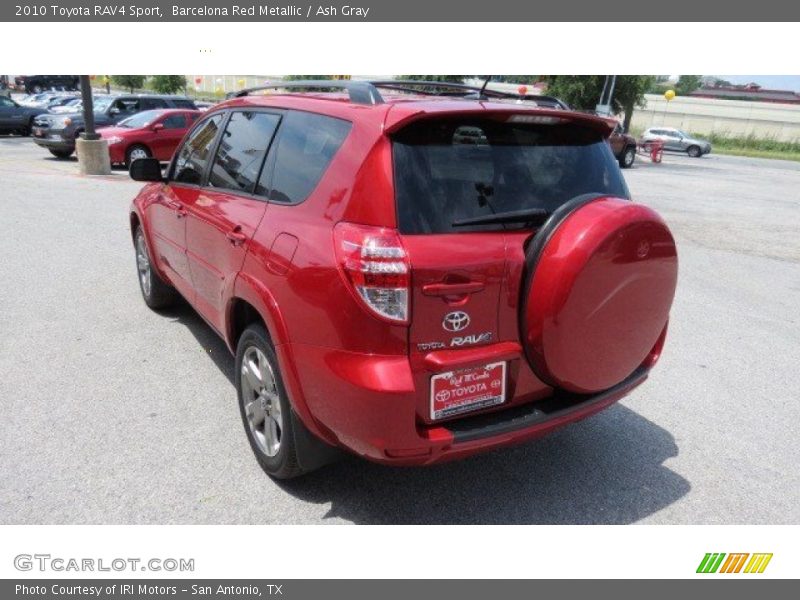 Barcelona Red Metallic / Ash Gray 2010 Toyota RAV4 Sport