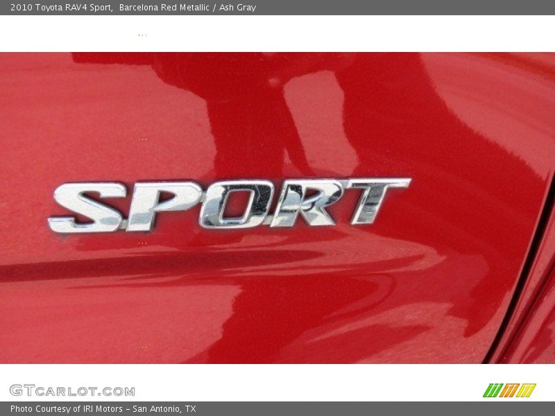 Barcelona Red Metallic / Ash Gray 2010 Toyota RAV4 Sport