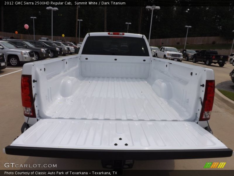 Summit White / Dark Titanium 2012 GMC Sierra 2500HD Regular Cab
