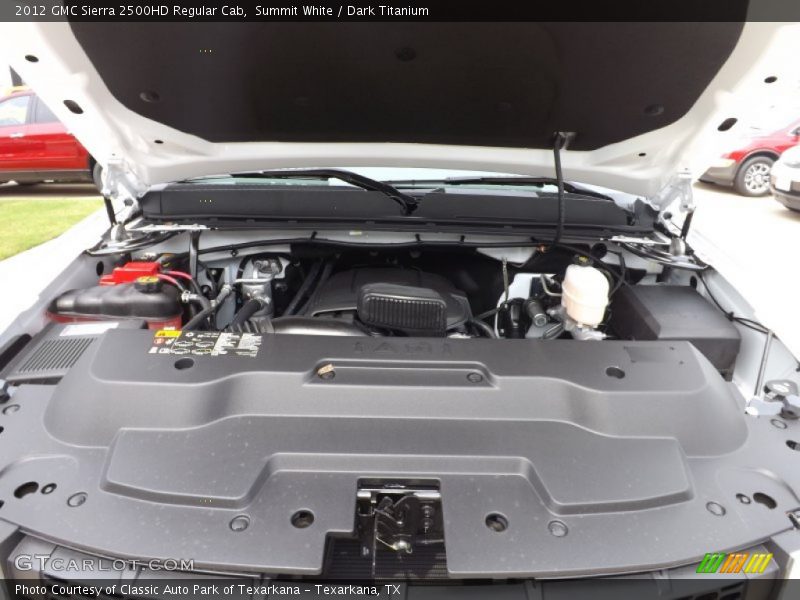 Summit White / Dark Titanium 2012 GMC Sierra 2500HD Regular Cab