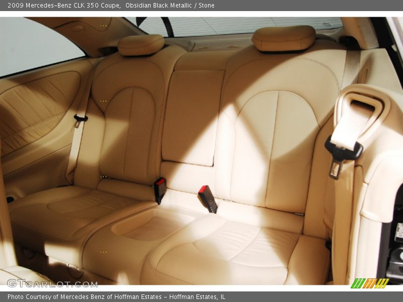 Obsidian Black Metallic / Stone 2009 Mercedes-Benz CLK 350 Coupe