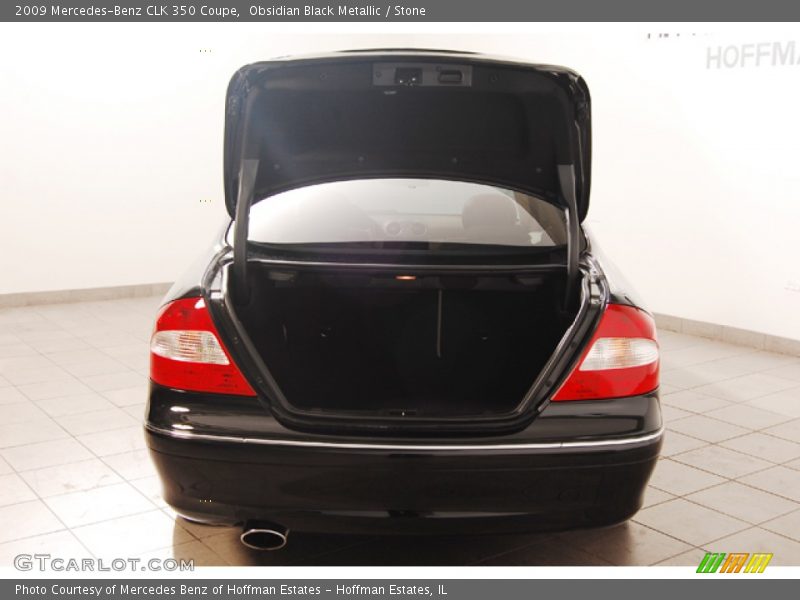 Obsidian Black Metallic / Stone 2009 Mercedes-Benz CLK 350 Coupe