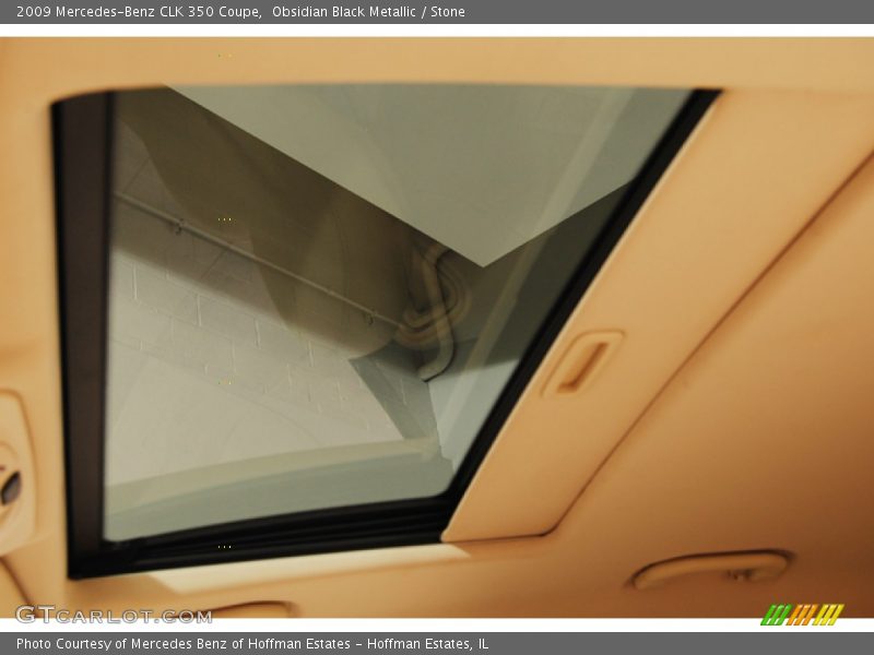 Obsidian Black Metallic / Stone 2009 Mercedes-Benz CLK 350 Coupe