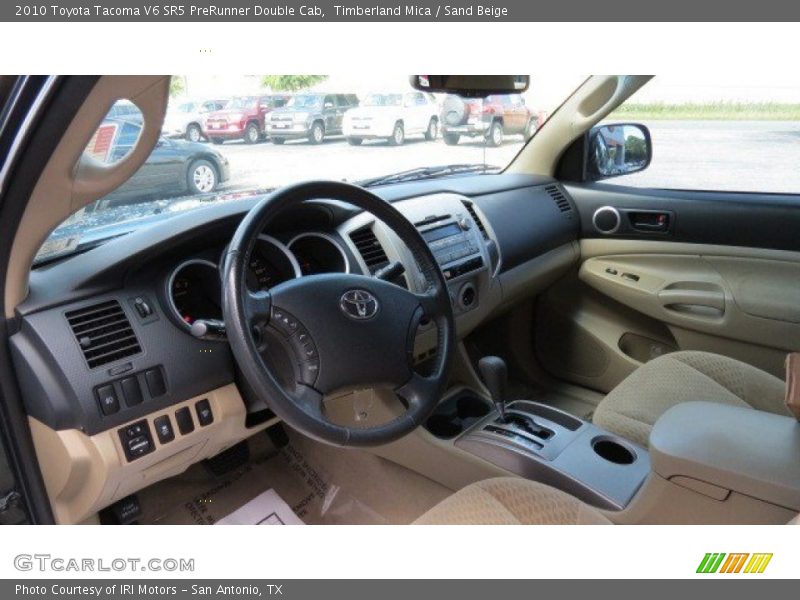 Timberland Mica / Sand Beige 2010 Toyota Tacoma V6 SR5 PreRunner Double Cab