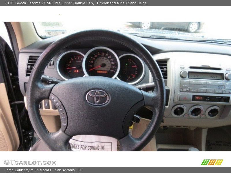 Timberland Mica / Sand Beige 2010 Toyota Tacoma V6 SR5 PreRunner Double Cab