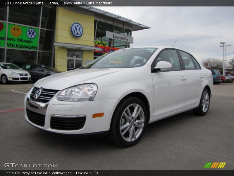 Candy White / Latte Macchiato 2010 Volkswagen Jetta S Sedan