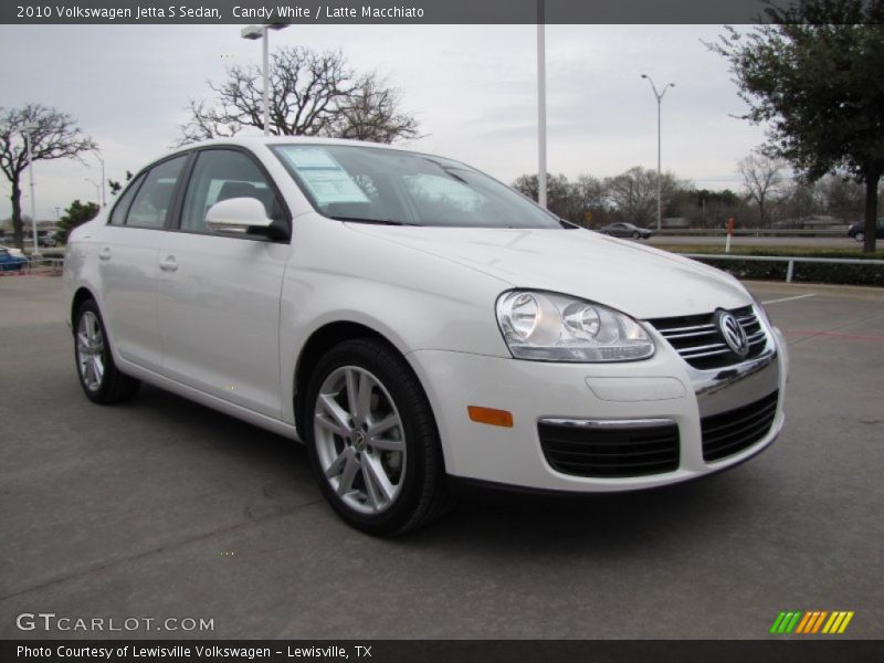 Candy White / Latte Macchiato 2010 Volkswagen Jetta S Sedan