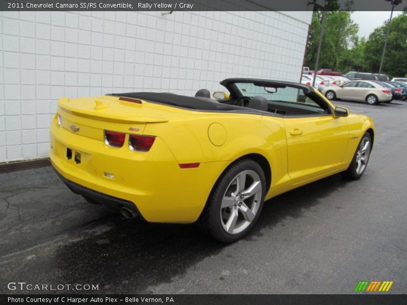 Rally Yellow / Gray 2011 Chevrolet Camaro SS/RS Convertible