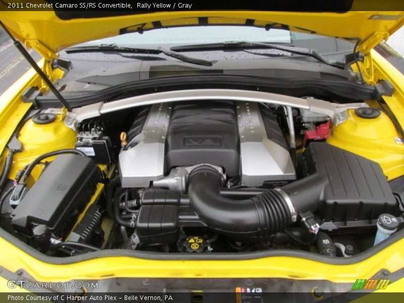 Rally Yellow / Gray 2011 Chevrolet Camaro SS/RS Convertible