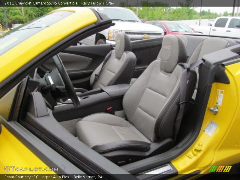 Rally Yellow / Gray 2011 Chevrolet Camaro SS/RS Convertible