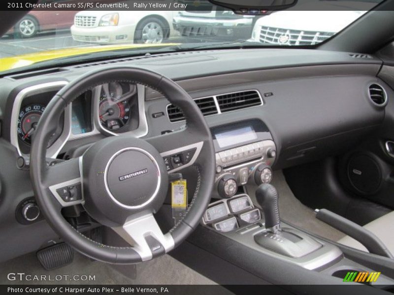 Rally Yellow / Gray 2011 Chevrolet Camaro SS/RS Convertible