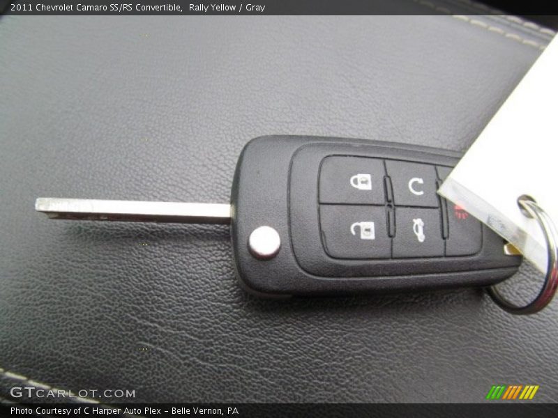 Rally Yellow / Gray 2011 Chevrolet Camaro SS/RS Convertible