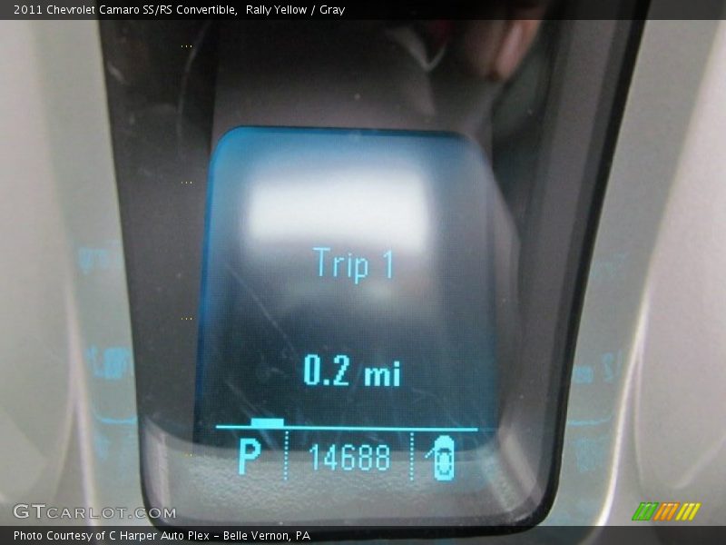 Rally Yellow / Gray 2011 Chevrolet Camaro SS/RS Convertible