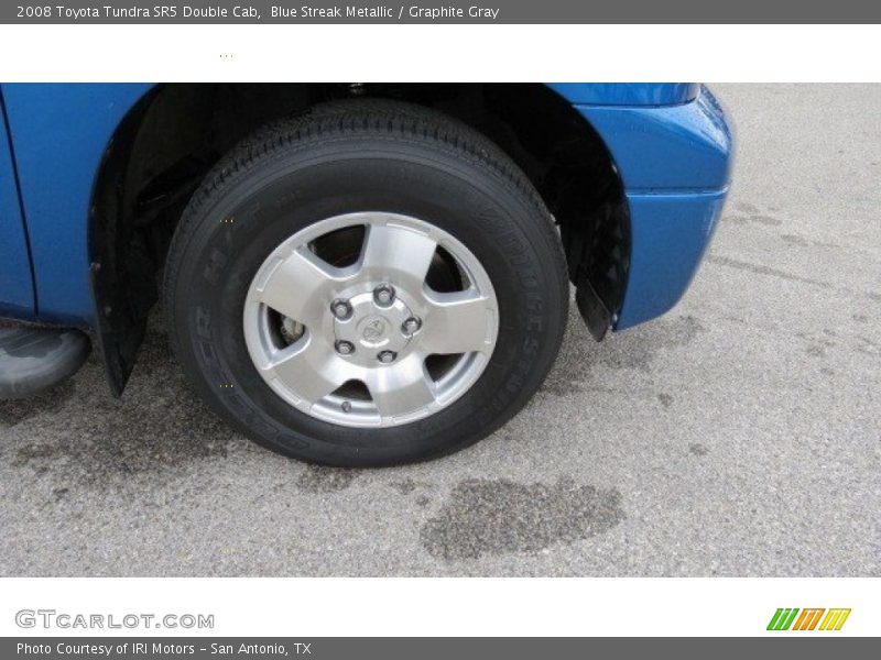 Blue Streak Metallic / Graphite Gray 2008 Toyota Tundra SR5 Double Cab