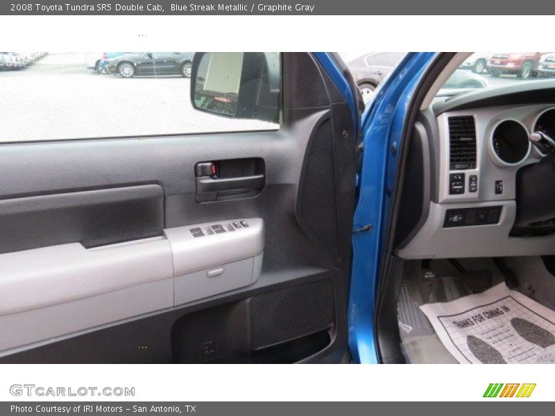 Blue Streak Metallic / Graphite Gray 2008 Toyota Tundra SR5 Double Cab