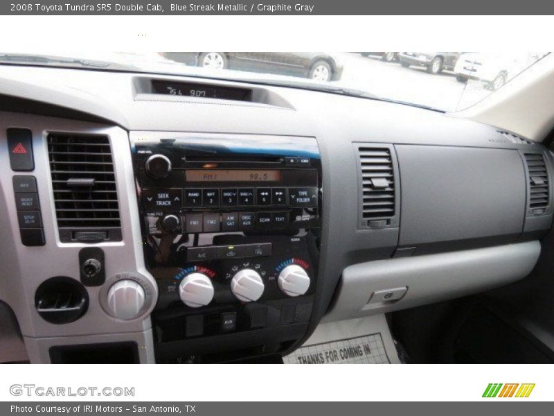 Blue Streak Metallic / Graphite Gray 2008 Toyota Tundra SR5 Double Cab