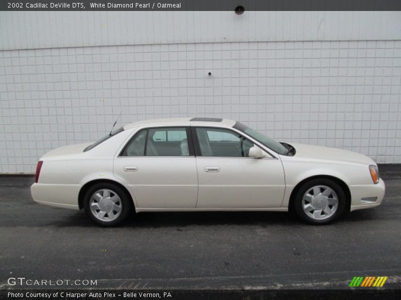 White Diamond Pearl / Oatmeal 2002 Cadillac DeVille DTS