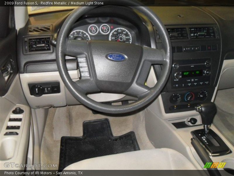 Redfire Metallic / Medium Light Stone 2009 Ford Fusion S