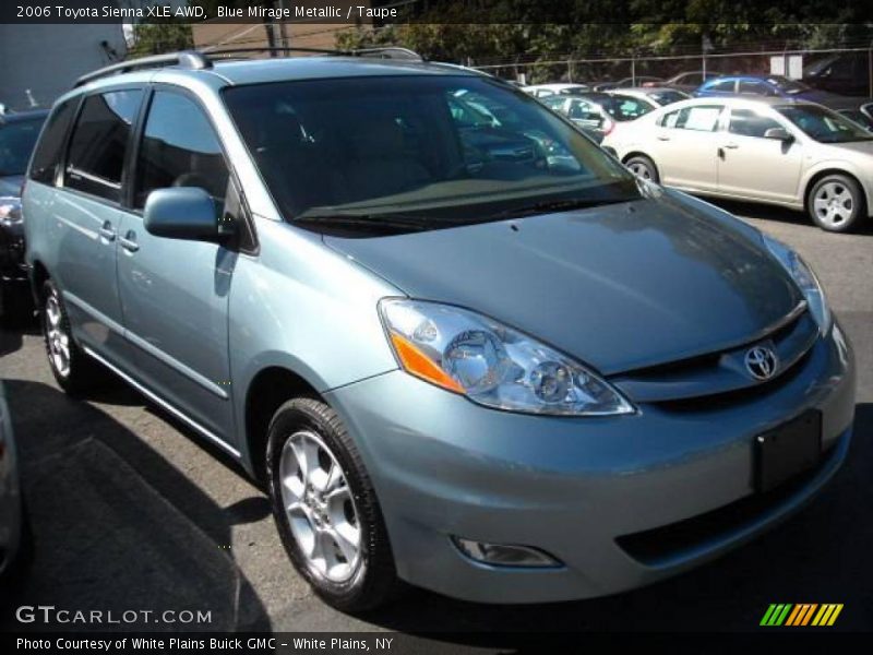 Blue Mirage Metallic / Taupe 2006 Toyota Sienna XLE AWD