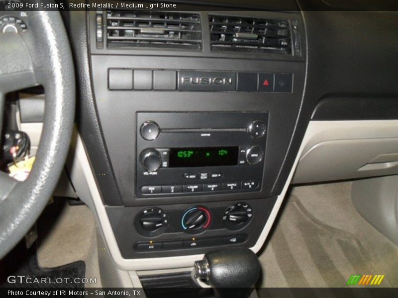 Redfire Metallic / Medium Light Stone 2009 Ford Fusion S