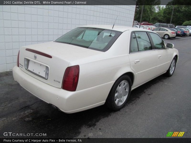 White Diamond Pearl / Oatmeal 2002 Cadillac DeVille DTS