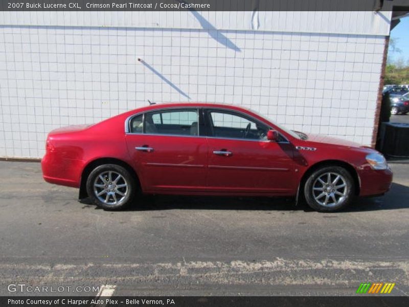 Crimson Pearl Tintcoat / Cocoa/Cashmere 2007 Buick Lucerne CXL
