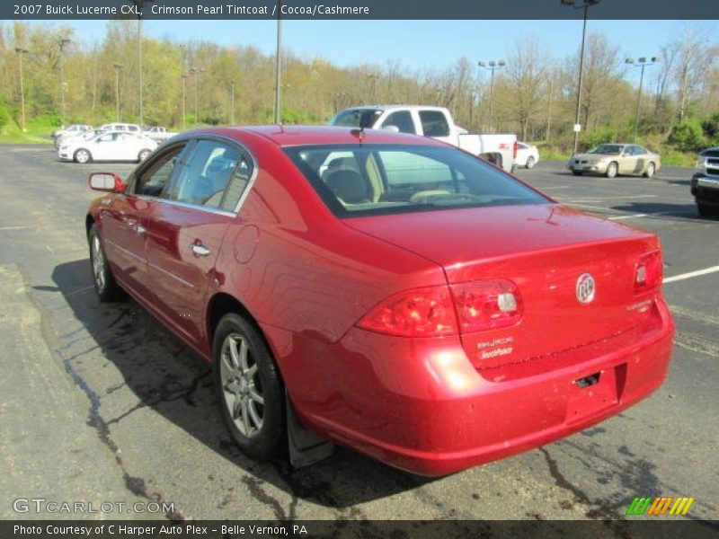 Crimson Pearl Tintcoat / Cocoa/Cashmere 2007 Buick Lucerne CXL