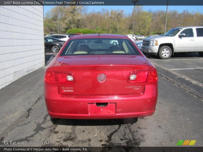 Crimson Pearl Tintcoat / Cocoa/Cashmere 2007 Buick Lucerne CXL