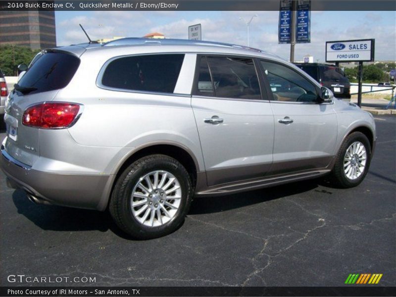 Quicksilver Metallic / Ebony/Ebony 2010 Buick Enclave CX